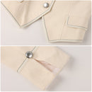 Movie Wicked Glynda Cosplay Costume Ivory Uniform Jacket Skirt - AwwwCos