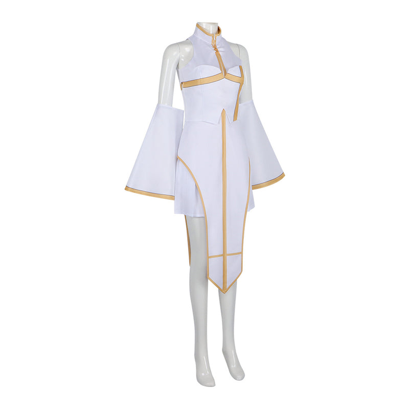 Anime Yūsha Party ni Kawaii Ko ga Ita node Koi Shite Mita Cecilia Cosplay Costume White Dress