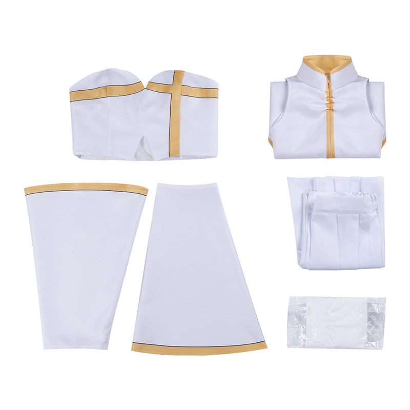 Anime Yūsha Party ni Kawaii Ko ga Ita node Koi Shite Mita Cecilia Cosplay Costume White Dress