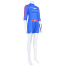 Anime Zombies Addison Cosplay Costume Blue Top Shorts - AwwwCos
