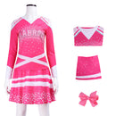 Anime Zombies Addison Cosplay Costume Red Cheerleading Team Outfits - AwwwCos