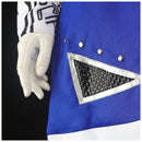 Female Anime Zombies Cosplay Costume Blue Mini Dress Printed Pantyhose - AwwwCos