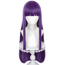 Anime Frieren: Beyond Journey's End Fern Cosplay Wig Purple Straight Bangs Hair - AwwwCos
