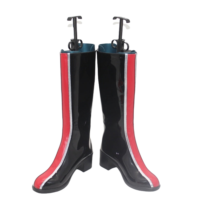 Anime K-Pop: Demon Hunters Rumi Cosplay Shoes Black Red Boots - AwwwCos