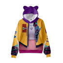 Anime K-Pop: Demon Hunters Zoey Rumi Mira Cosplay Shirt Purple Hoodies - AwwwCos