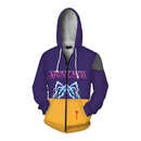 Anime K-Pop: Demon Hunters Zoey Rumi Mira Cosplay Shirt Purple Hoodies - AwwwCos