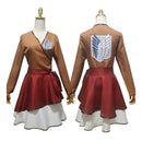 Attack on Titan Scout Regiment Lolita Cosplay Costume Dress Role Outfit for Women