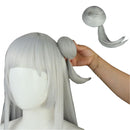 Azur Lane Murasaki Shion Cosplay Wig Straight Hair With Circle Buns - AwwwCos