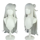 Azur Lane Murasaki Shion Cosplay Wig Straight Hair With Circle Buns - AwwwCos
