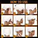 Bald Caps Cosplay Accessory Latex Makeup Mask Party Decorations Supplies - AwwwCos