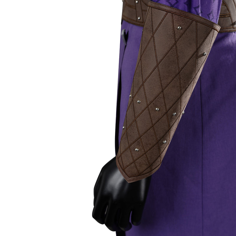 Baldur's Gate Gale·Dekarios Cosplay Costume Purple Men Coat Ninja Clothing