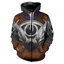 Baldurs Gate Hoodies Couples 3D Printed Pullover Zipper Hooded Sweatshirt