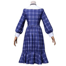 BanG Dream! Ave Mujica Wakaba Mutsumi Cosplay Costume Blue Plaid Dress