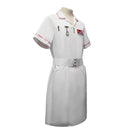 The Batman Joker Nures Cosplay Costume White Jumpsuit Uniform