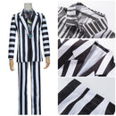 Beetlejuice Costume for Men and Women Jacket Shirt Pants Suit