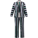 Beetlejuice Michael Keaton Cosplay Costume Horror Movie Green Suit Outfit - AwwwCos