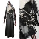 Beetlejuice Astrid Black Wedding Dress Cosplay Costume - AwwwCos