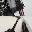 Beetlejuice Astrid Black Wedding Dress Cosplay Costume - AwwwCos