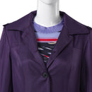 Beetlejuice Astrid Cosplay Costume Purple Dress Coat Suit - AwwwCos