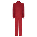 Beetlejuice Costume Michael Keaton Red Suit Cosplay Groom Clothing