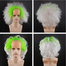 Beetlejuice Michael Keaton Cosplay Wig Male Green White Gradient Short Hair - AwwwCos