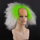 Beetlejuice Michael Keaton Cosplay Wig Male Green White Gradient Short Hair - AwwwCos