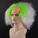 Beetlejuice Michael Keaton Cosplay Wig Male Green White Gradient Short Hair - AwwwCos