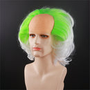Beetlejuice Michael Keaton Cosplay Wig Male Green White Gradient Short Hair - AwwwCos