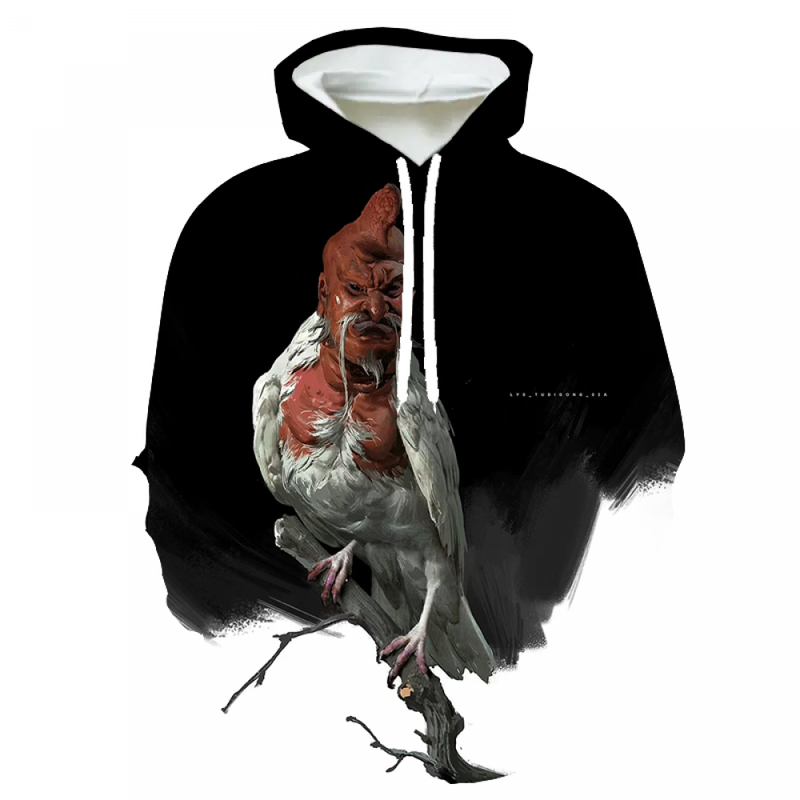 Black Myth Wukong 3D Printed Hoodie Chinese Mythology Monkey King Graphic Pullover - AwwwCos