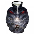 Black Myth Wukong 3D Printed Hoodie Chinese Mythology Monkey King Graphic Pullover - AwwwCos