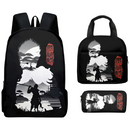 Black Myth Wukong Backpacks Set for University with Lunch Bag Pencil Case Pencil Bag - AwwwCos