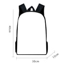 Black Myth Wukong Backpacks Set for University with Lunch Bag Pencil Case Pencil Bag - AwwwCos