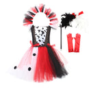 Black and White Witch Kuira Cosplay Costume Performance Party Dress - AwwwCos