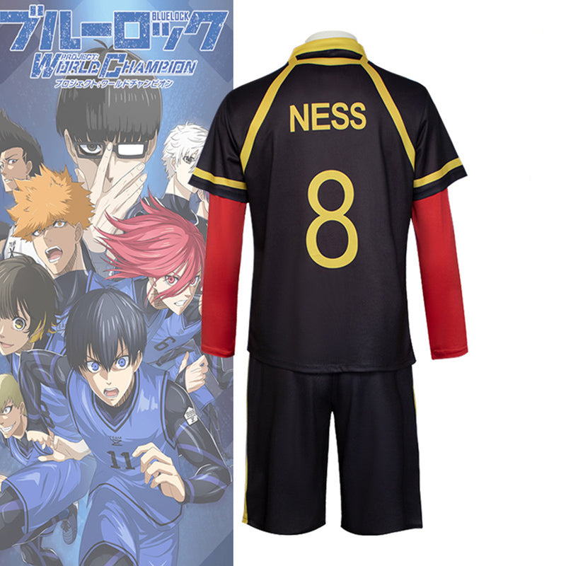 Blue Lock Ness Kaiser Isagi Yukimiya Kurona Kunigami Football Sportwear