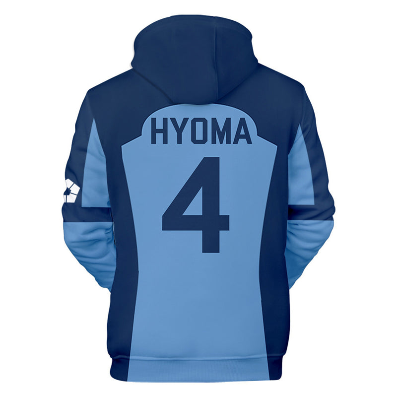 Blue Lock Yoichi Isagi Cosplay Hoodies Casual Hooded Sweatshirt Unisex Clothing - AwwwCos