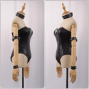 Bowsette Kuppa Koopa Cosplay Costume Sexy Swimwear Black Jumpsuit Leather Adult Halloween Outfit Clothing Dress