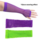 Carnival Golden Purple Green Half Face Mask Headband Feather Accessories - AwwwCos