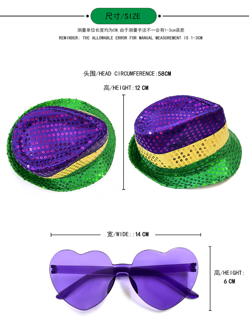 Carnival Golden Purple Green Half Face Mask Headband Feather Accessories