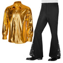 Casual Retro 70 S Men's Bright Disco Club Bar Hip Hop Party Suit - AwwwCos