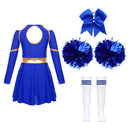 Cheerleading Cosplay Party Stage Performance Costume Pleated Skirt