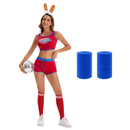 Cheerleading Team Cosplay Costume Shorts Headband Wristband - AwwwCos