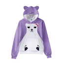 Child Adult Anime K-Pop Demon Hunters Cosplay Costume Cat Ear Hooded Top - AwwwCos