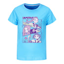 Child Anime K-Pop Demon Hunters Cosplay Costume O Neck T-Shirt - AwwwCos