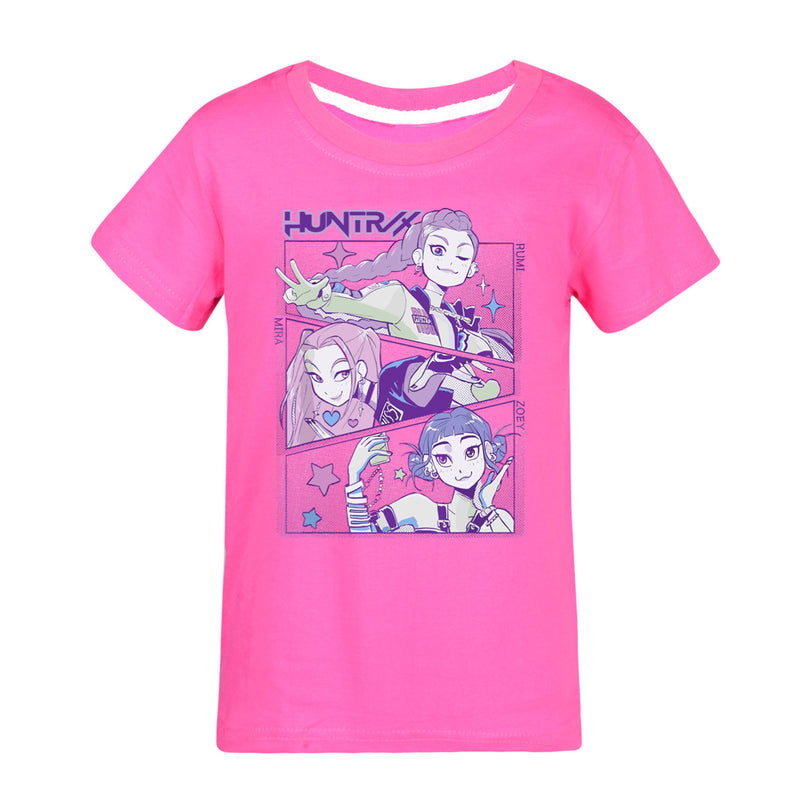 Child Anime K-Pop Demon Hunters Cosplay Costume O Neck T-Shirt - AwwwCos