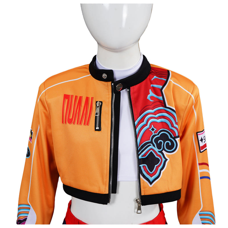 Child Girl Anime K-Pop: Demon Hunters Rumi Cosplay Costume Kids Uniform - AwwwCos