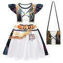 Child Girl Anime K-Pop: Demon Hunters Rumi Cosplay Costume Kids Dress Bag - AwwwCos