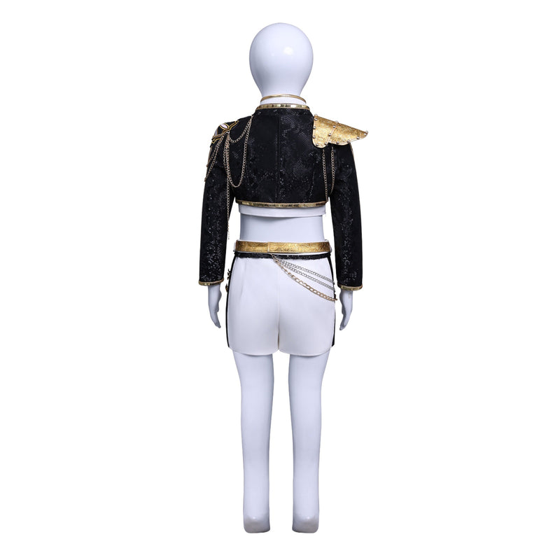 Child Girl Anime K-Pop: Demon Hunters Rumi Cosplay Costume Stage Outfits - AwwwCos
