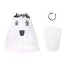 Child Girl Ghost Printed White Summer Dress Cosplay Costume - AwwwCos