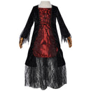 Child Girl Vampire Cosplay Costume A Line Zipper Dress - AwwwCos