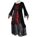 Child Girl Vampire Cosplay Costume A Line Zipper Dress - AwwwCos